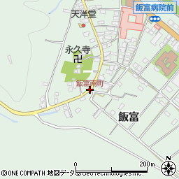 飯富南町周辺の地図