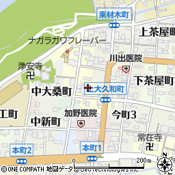 岐阜県岐阜市上大久和町16周辺の地図