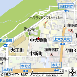 岐阜県岐阜市中大桑町周辺の地図
