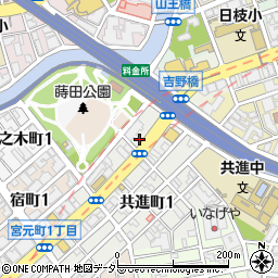 リパーク横浜宮元町１丁目駐車場周辺の地図