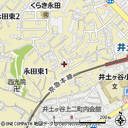 パルデンス永田台周辺の地図