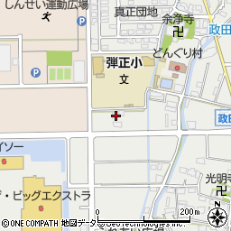 岐阜県本巣市政田2092周辺の地図