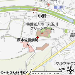 神奈川県厚木市小野741周辺の地図