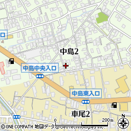 鳥取県米子市中島2丁目5-2周辺の地図
