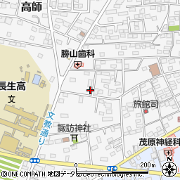 千葉県茂原市高師397-2周辺の地図