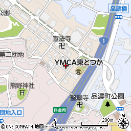神奈川県横浜市戸塚区上品濃2-4周辺の地図