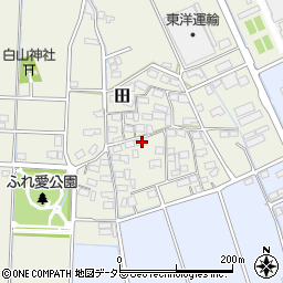 岐阜県安八郡神戸町田382周辺の地図