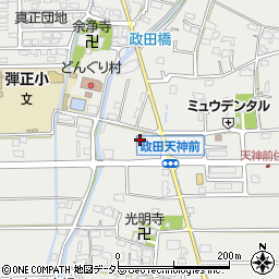 岐阜県本巣市政田1038周辺の地図