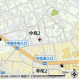 鳥取県米子市中島2丁目5-27周辺の地図