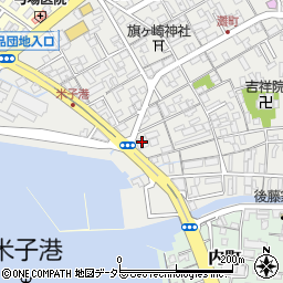 鳥取県米子市灘町周辺の地図