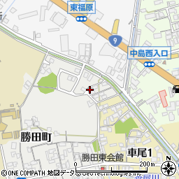 鳥取県米子市勝田町128-24周辺の地図
