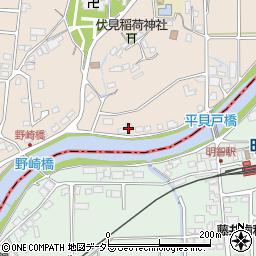 岐阜県可児郡御嵩町伏見84周辺の地図