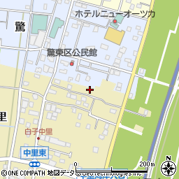 千葉県長生郡白子町中里4500-1周辺の地図