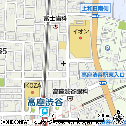 メゾンソレイユ渋谷周辺の地図