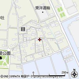 岐阜県安八郡神戸町田397周辺の地図