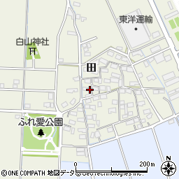 岐阜県安八郡神戸町田379周辺の地図