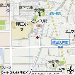 岐阜県本巣市政田2083周辺の地図