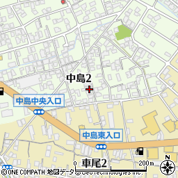 鳥取県米子市中島2丁目5-26周辺の地図