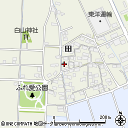 岐阜県安八郡神戸町田379-1周辺の地図