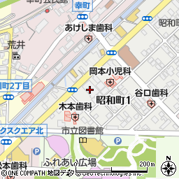 山陰合同銀行倉吉支店周辺の地図