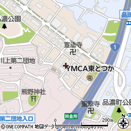 神奈川県横浜市戸塚区上品濃3-4周辺の地図