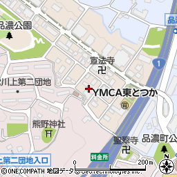 神奈川県横浜市戸塚区上品濃3周辺の地図