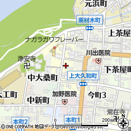 岐阜県岐阜市西材木町29周辺の地図
