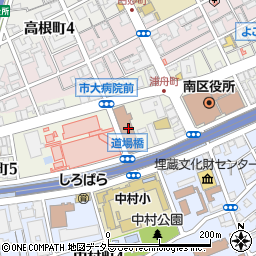 横浜市浦舟地域ケアプラザ周辺の地図