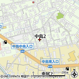 鳥取県米子市中島2丁目5-7周辺の地図