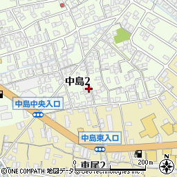鳥取県米子市中島2丁目5-24周辺の地図