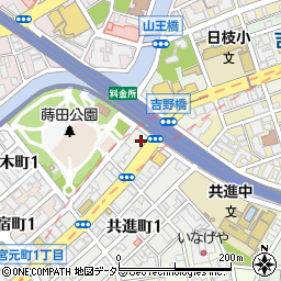 神奈川県横浜市南区宮元町1丁目1周辺の地図