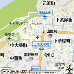 岐阜県岐阜市東材木町27周辺の地図