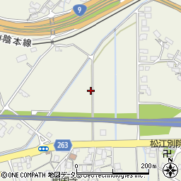 島根県松江市玉湯町布志名412周辺の地図