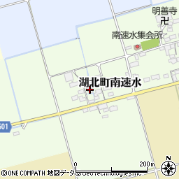 滋賀県長浜市湖北町南速水365周辺の地図