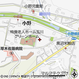 神奈川県厚木市小野736-1周辺の地図