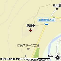 早川町立早川中学校周辺の地図