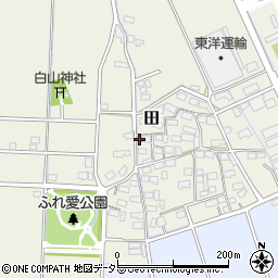 岐阜県安八郡神戸町田378周辺の地図