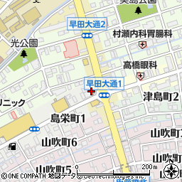 岐阜早田郵便局 ＡＴＭ周辺の地図