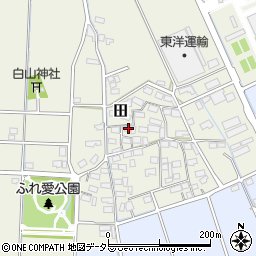 岐阜県安八郡神戸町田377周辺の地図