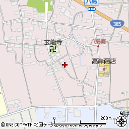 滋賀県長浜市八島町446周辺の地図