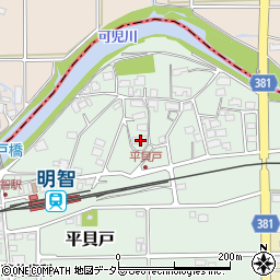岐阜県可児市平貝戸209周辺の地図