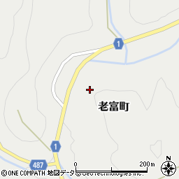 京都府綾部市老富町上戸石周辺の地図