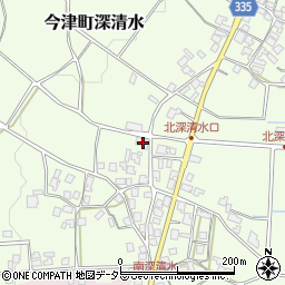 滋賀県高島市今津町深清水700周辺の地図