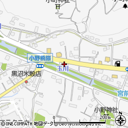 神奈川県厚木市小野2160周辺の地図