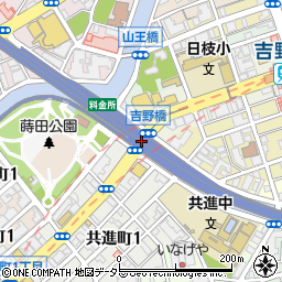 吉野橋周辺の地図