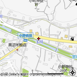 神奈川県厚木市小野2161周辺の地図