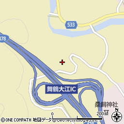 京都府舞鶴市大俣161周辺の地図