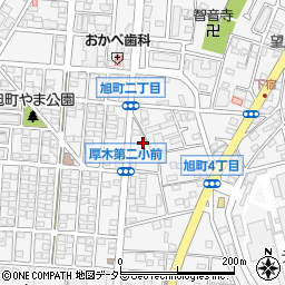 神奈川県厚木市旭町4丁目3周辺の地図