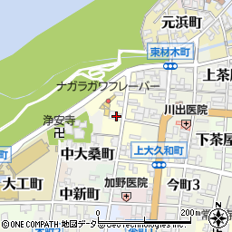 岐阜県岐阜市西材木町41周辺の地図