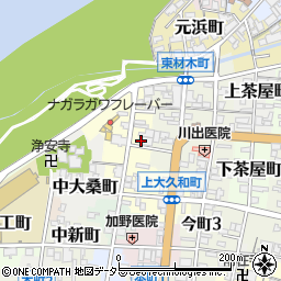岐阜県岐阜市西材木町26周辺の地図
